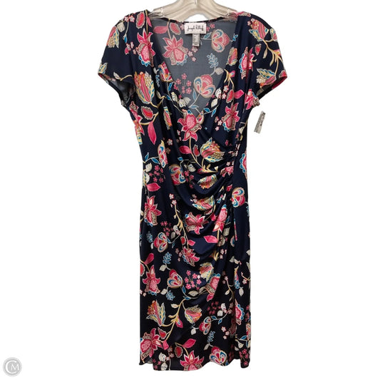 Dress Casual Midi By Joseph Ribkoff In Navy, Size: L