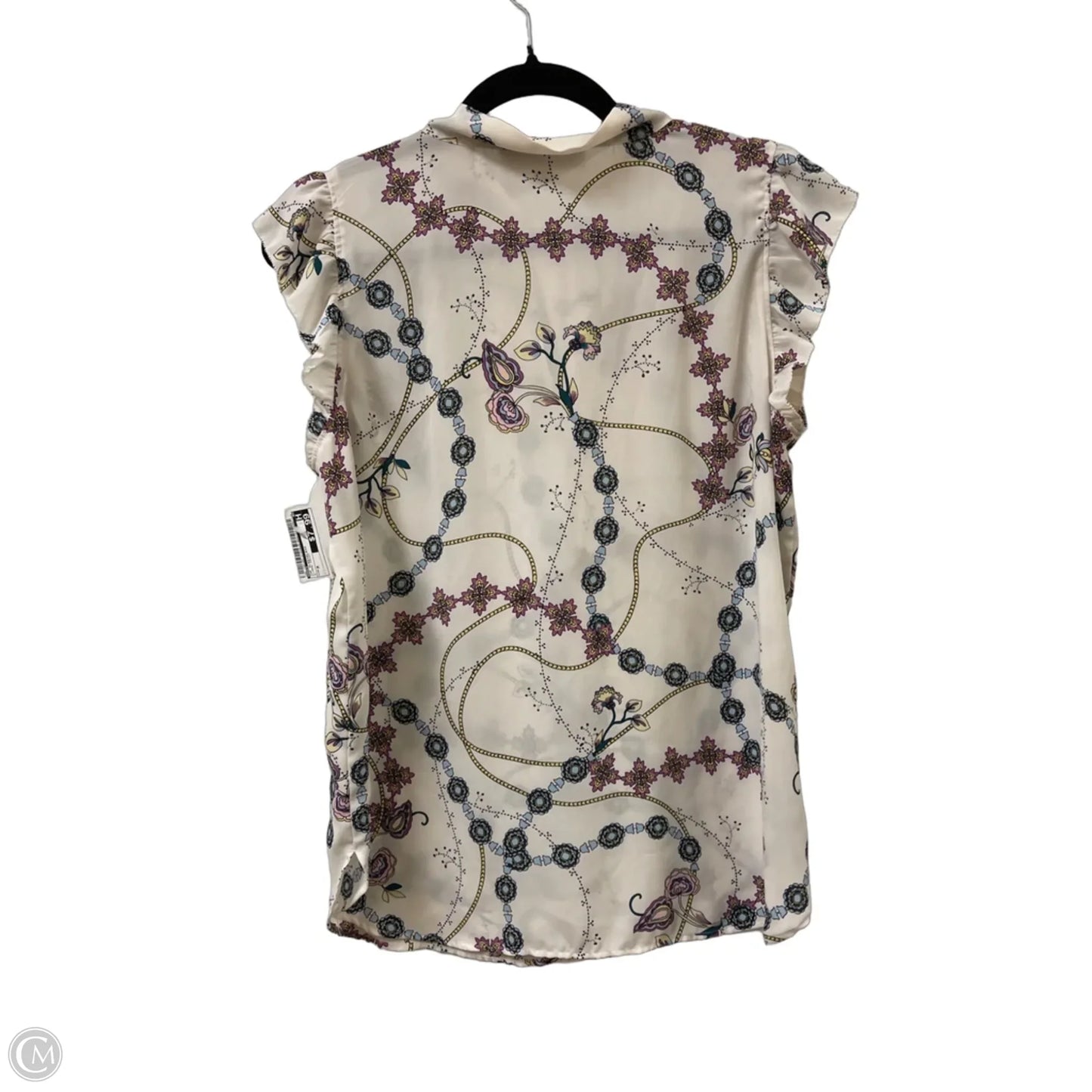 Top Sleeveless By Oggi In Floral Print, Size: M