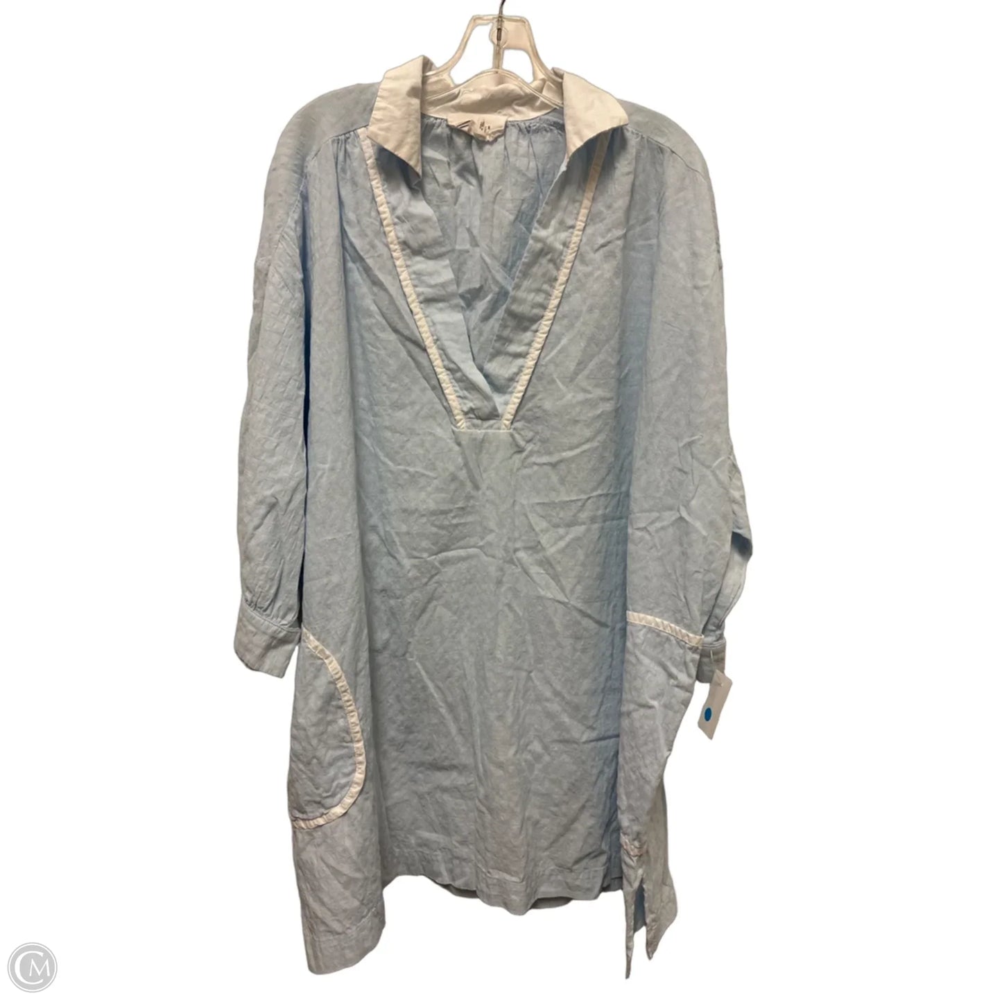 Tunic Long Sleeve By Pomander Place In Blue, Size: 2x