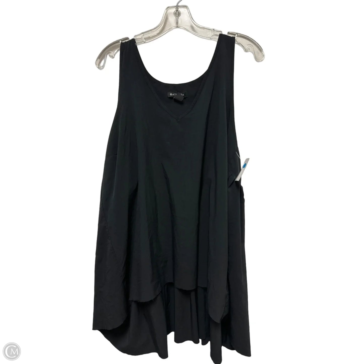 Athletic Top Short Sleeve By Athleta In Black, Size: 2x