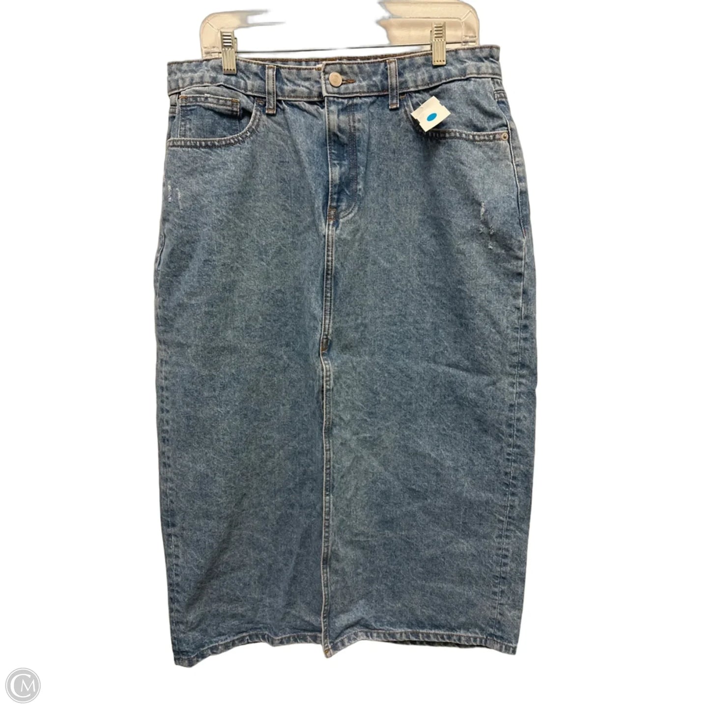 Skirt Maxi By The Drop In Blue Denim, Size: 12