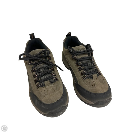 Shoes Hiking By Lands End In Black & Green, Size: 7