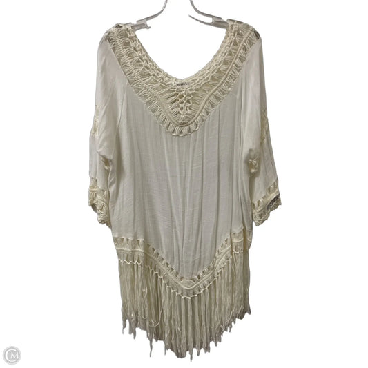 Shawl By Loveriche In Cream, Size: Osfm