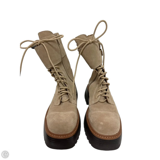 Boots Combat By Vince Camuto In Cream, Size: 6