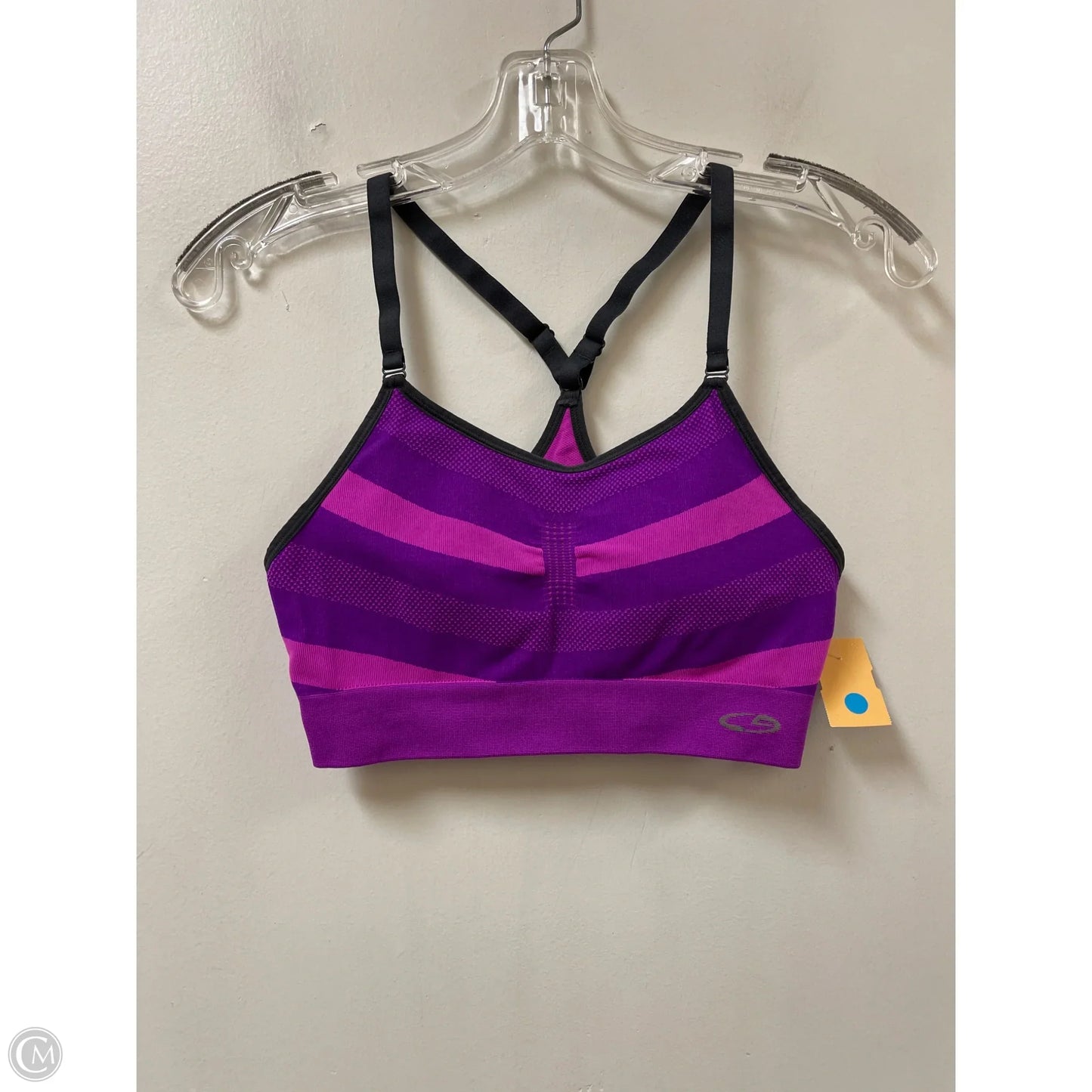 Athletic Bra By Champion In Purple, Size: L