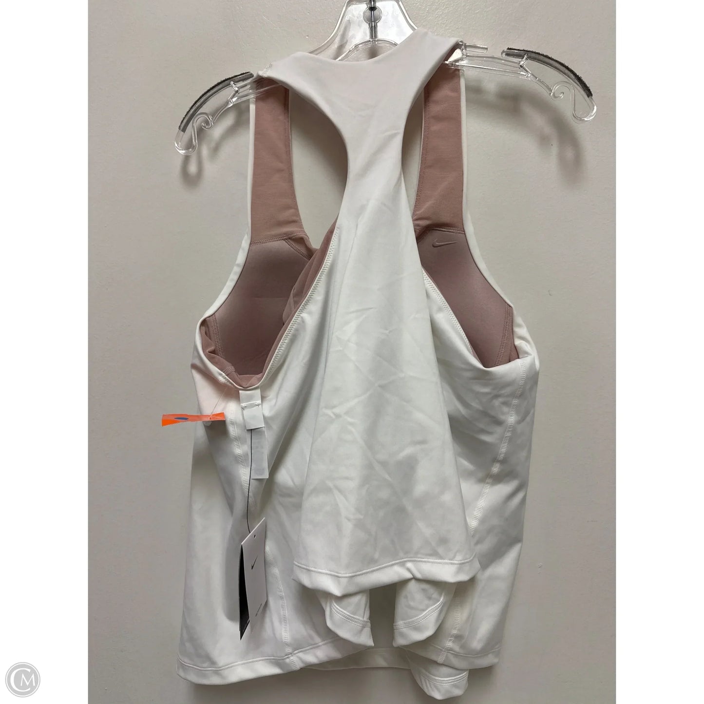 Athletic Tank Top By Nike In White, Size: 3x