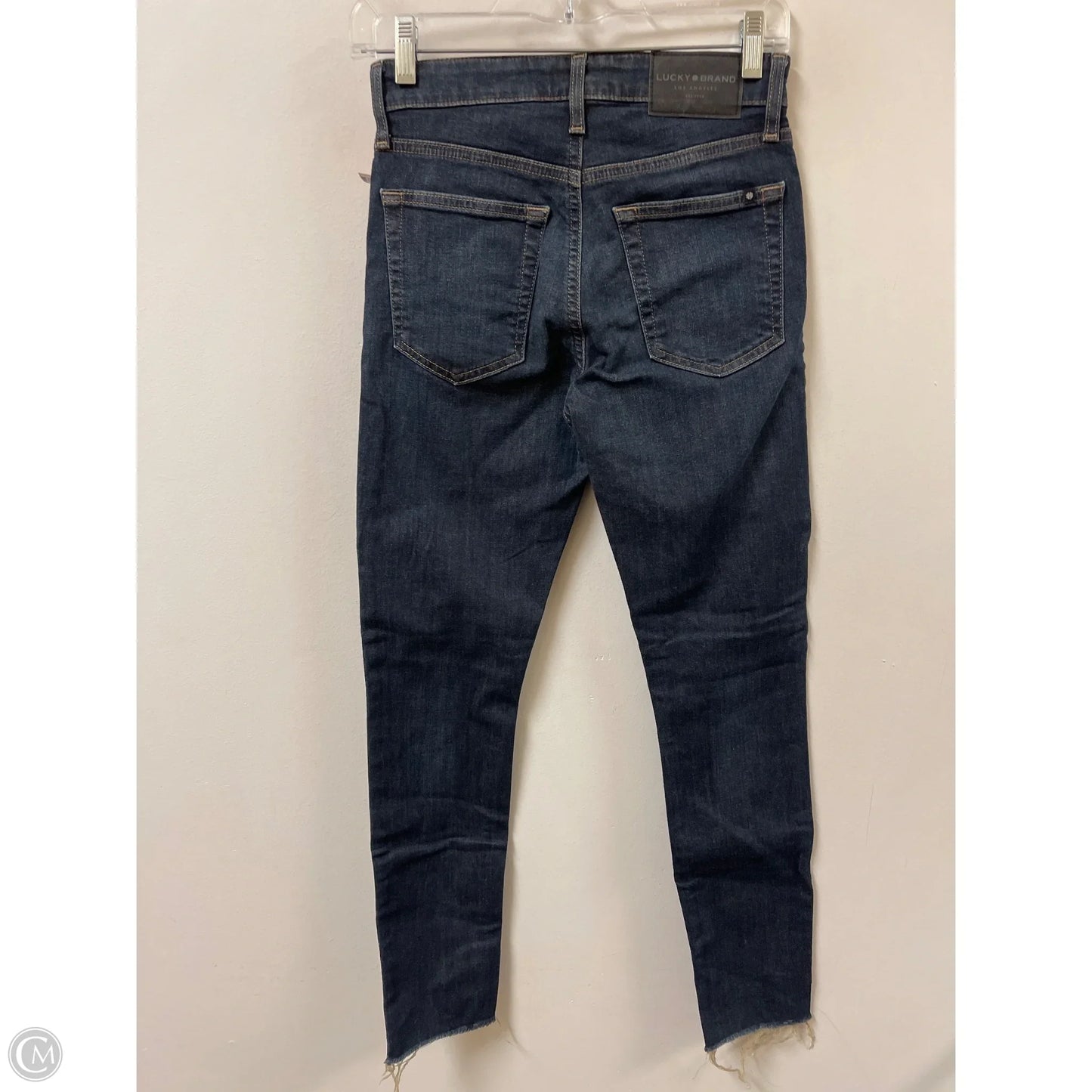 Jeans Skinny By Lucky Brand In Blue Denim, Size: 0