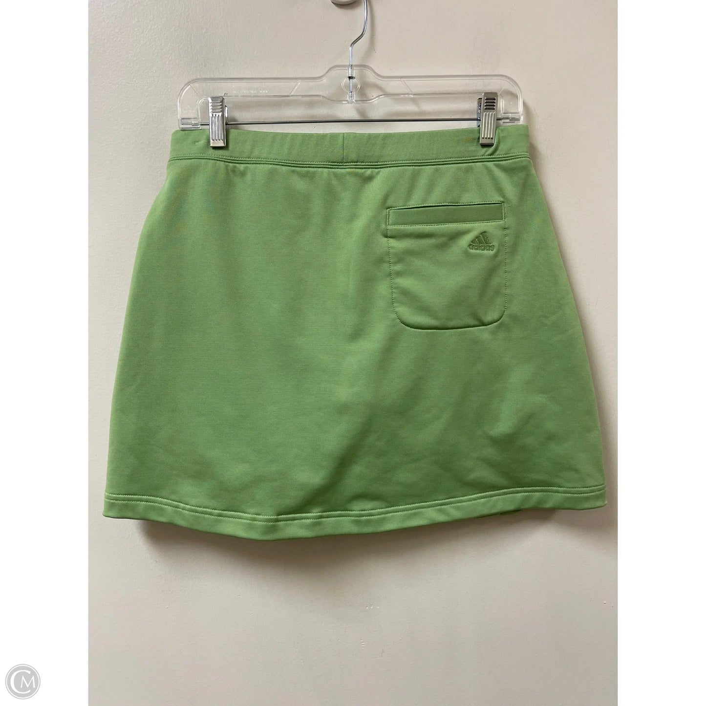 Athletic Skort By Adidas In Green, Size: M