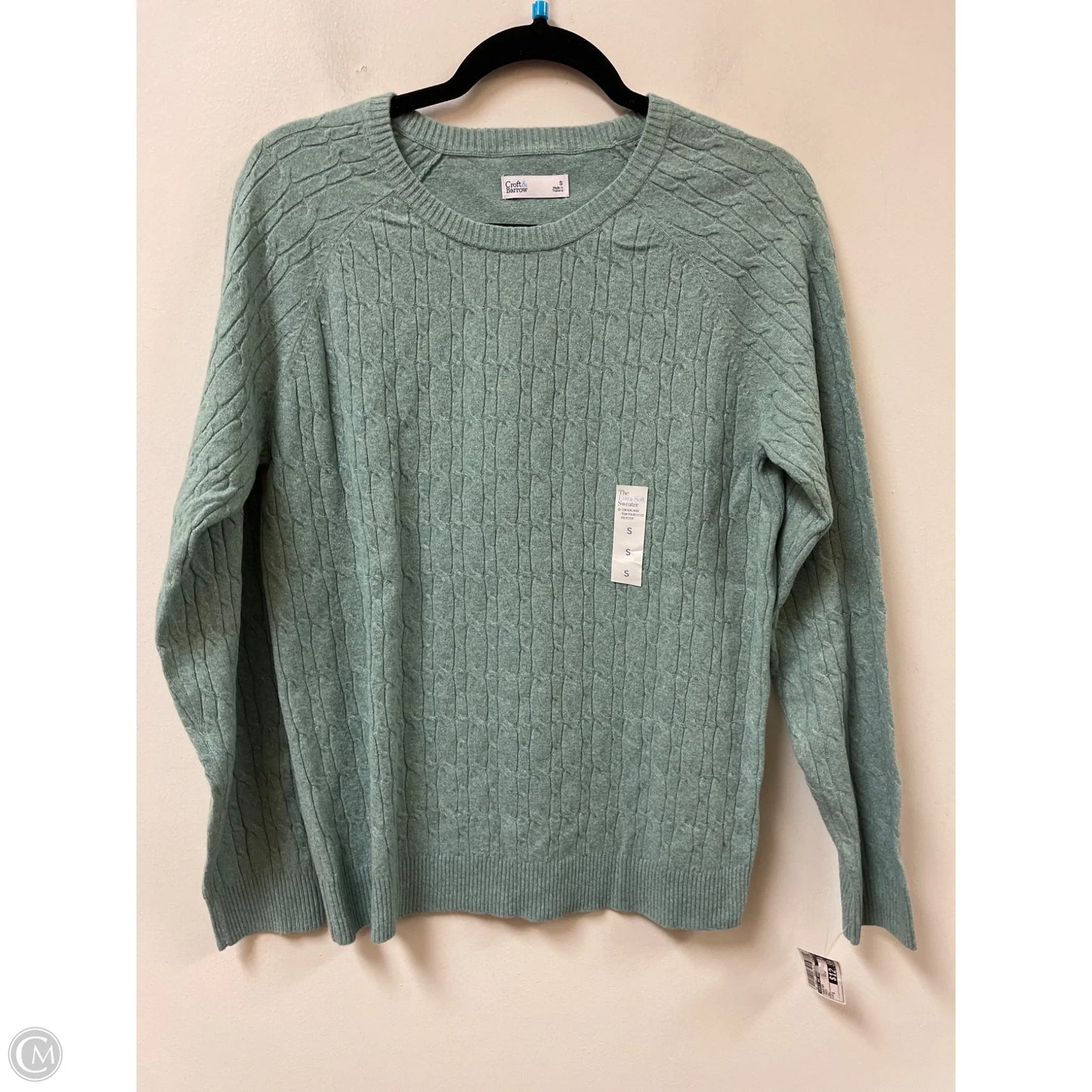 Sweater By Croft And Barrow In Green, Size: S