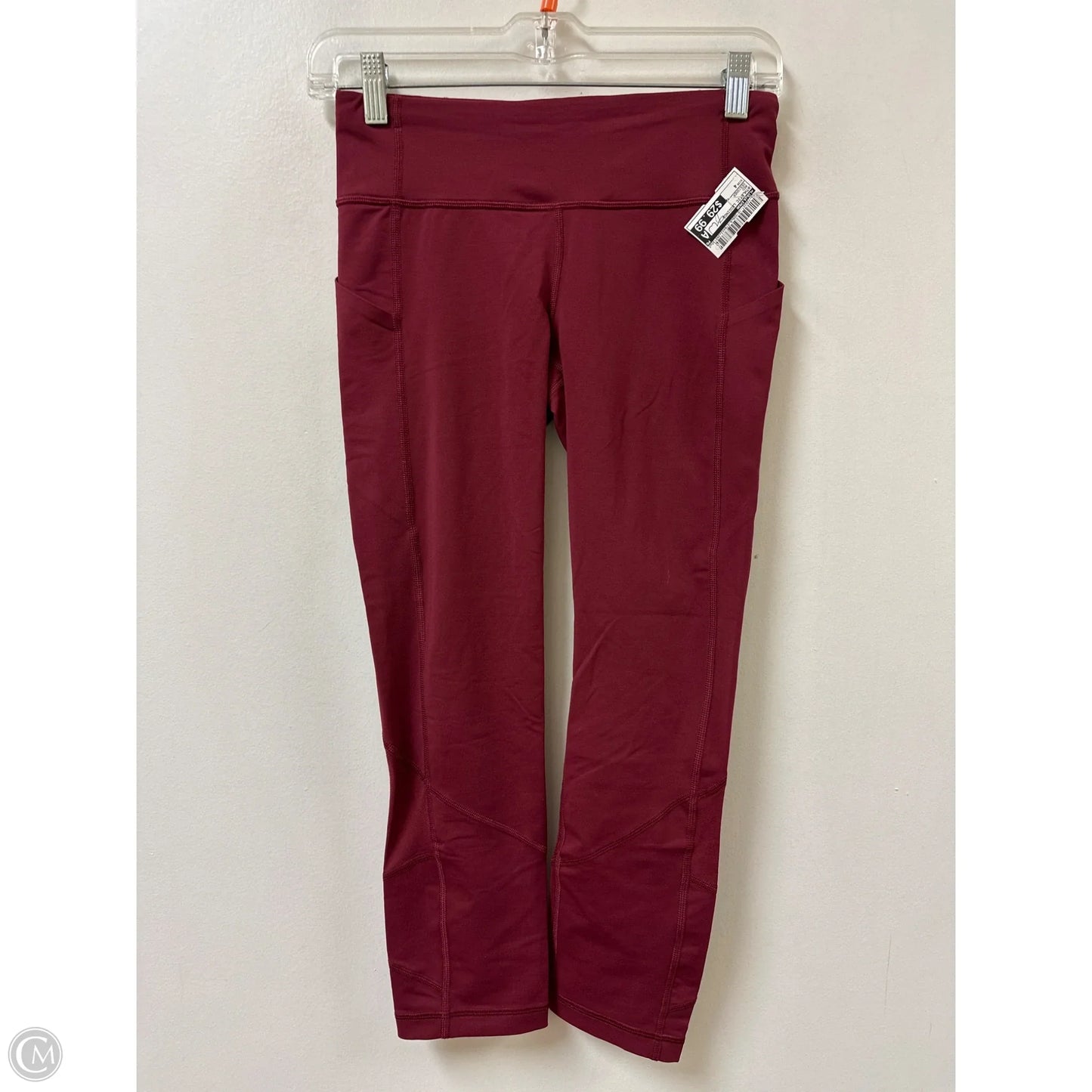 Athletic Leggings By Lululemon In Red, Size: 4