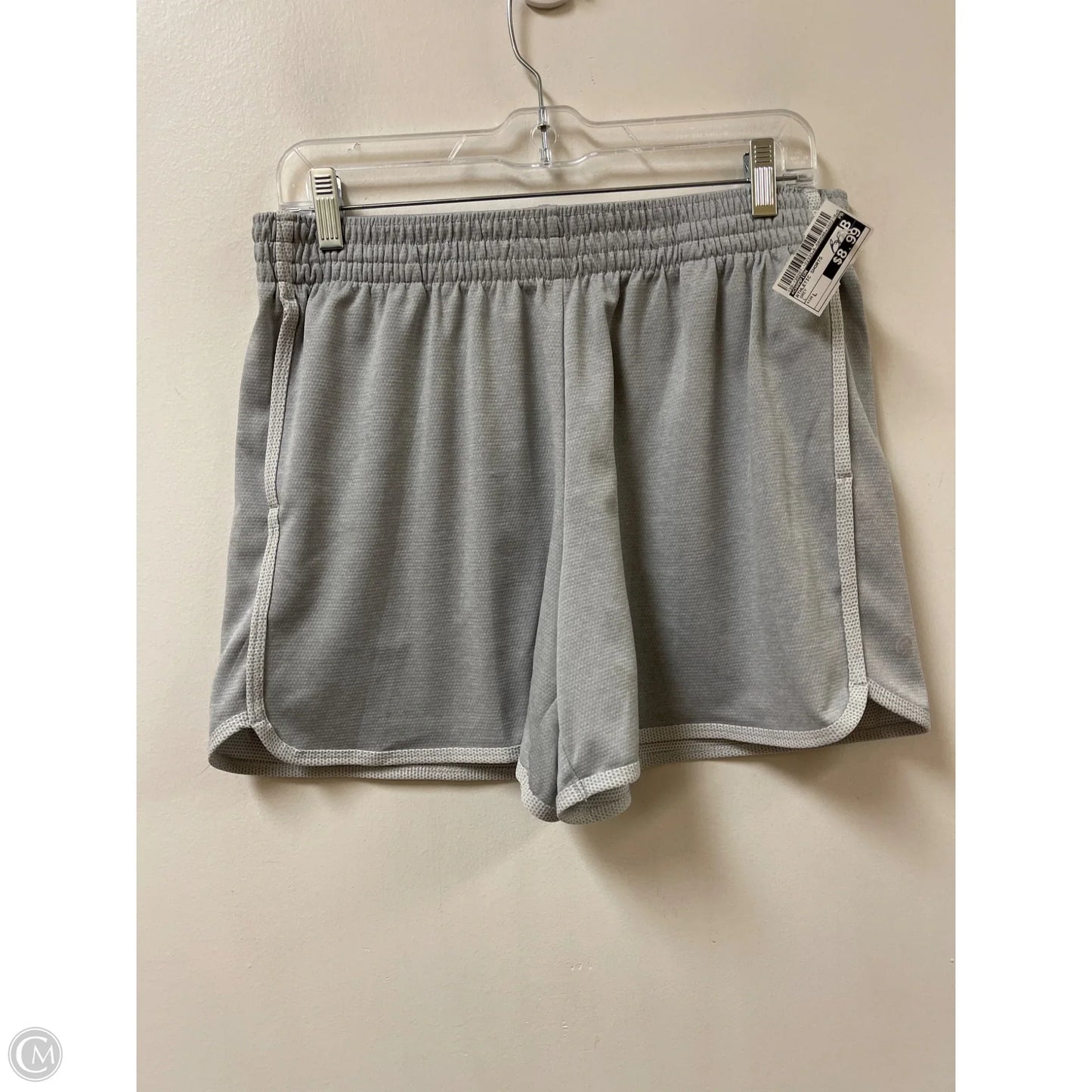 Athletic Shorts By Champion In Grey, Size: L