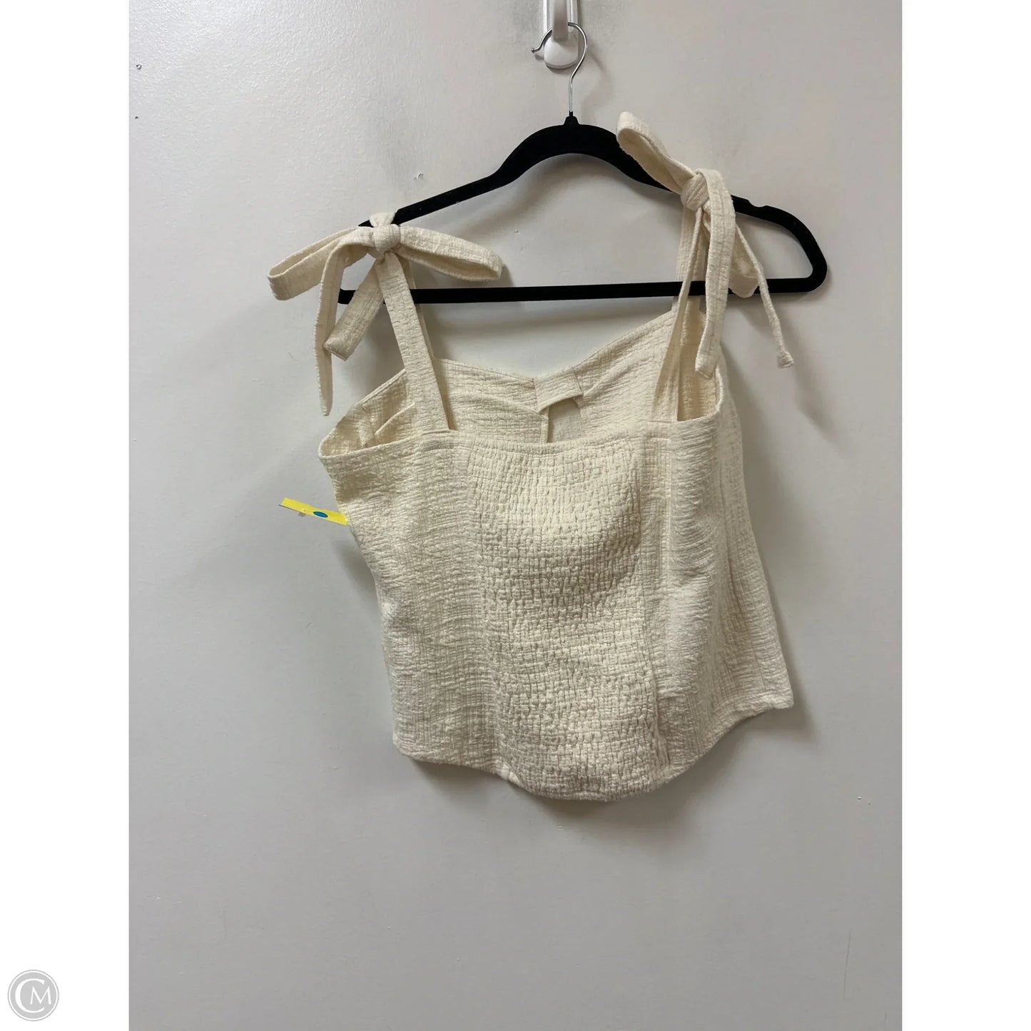 Top Sleeveless By Maeve In Cream, Size: L