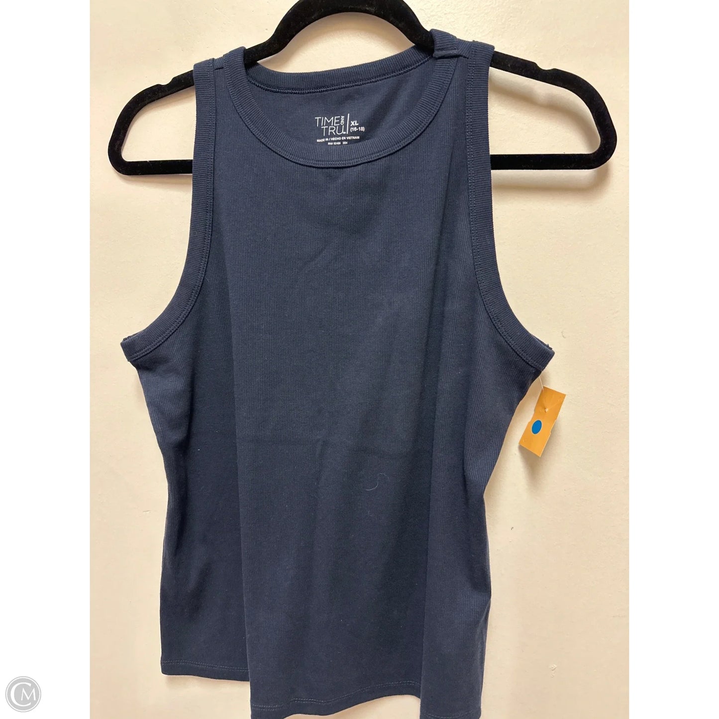 Tank Top By Time And Tru In Navy, Size: Xl