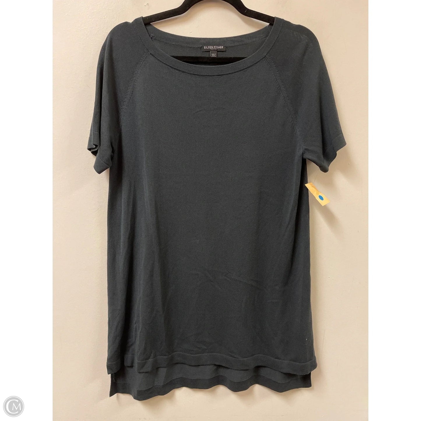 Top Short Sleeve By Eileen Fisher In Grey, Size: Sp