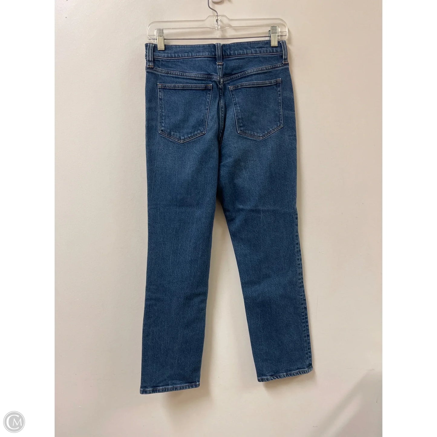 Jeans Straight By J. Crew In Blue Denim, Size: 4