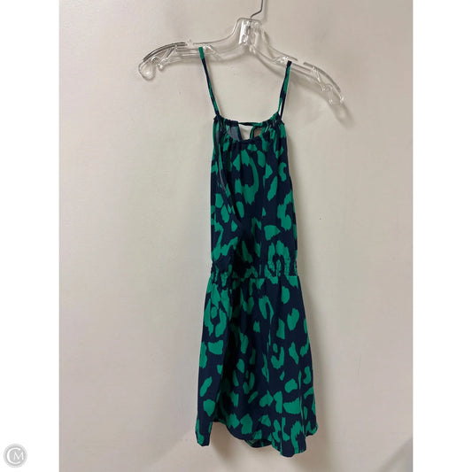 Romper By Clothes Mentor In Blue & Green, Size: M