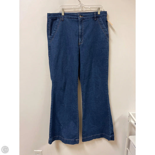 Jeans Wide Leg By Sofia By Sofia Vergara In Blue Denim, Size: 18