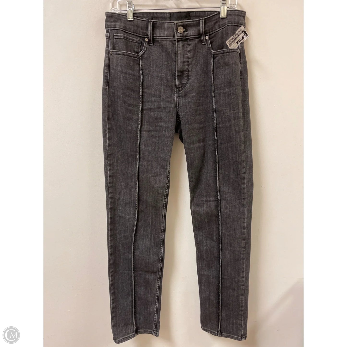 Jeans Straight By White House Black Market In Grey Denim, Size: 8