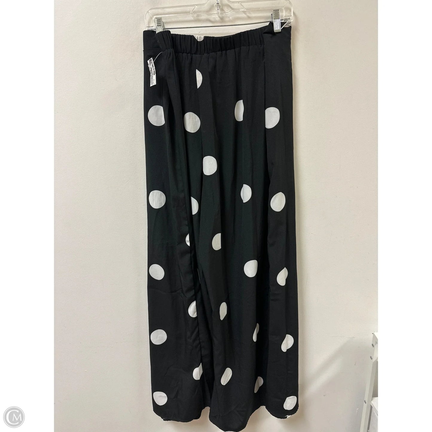 Pants Wide Leg By Shein In Polkadot Pattern, Size: 26