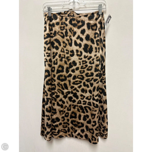 Skirt Midi By Shein In Animal Print, Size: 4
