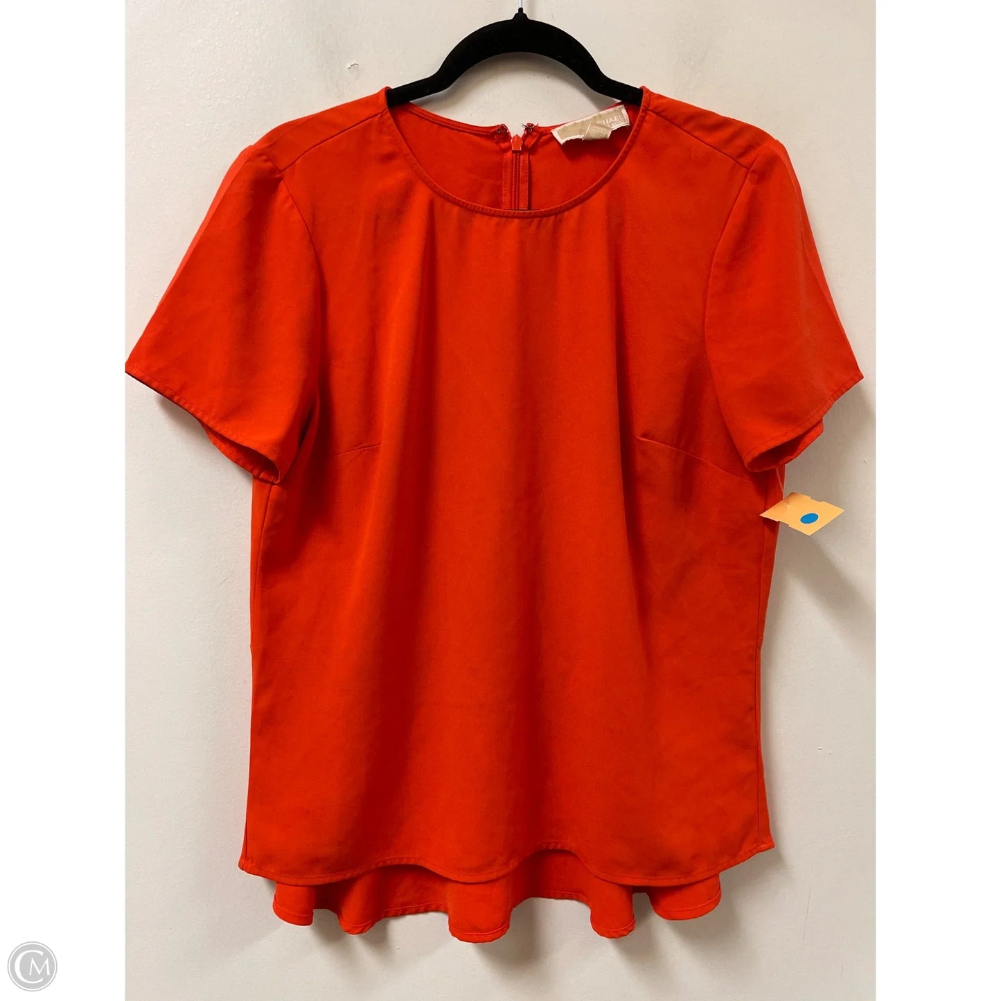 Top Short Sleeve By Michael By Michael Kors In Orange, Size: L
