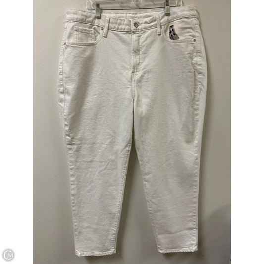 Jeans Straight By Old Navy In White Denim, Size: 18