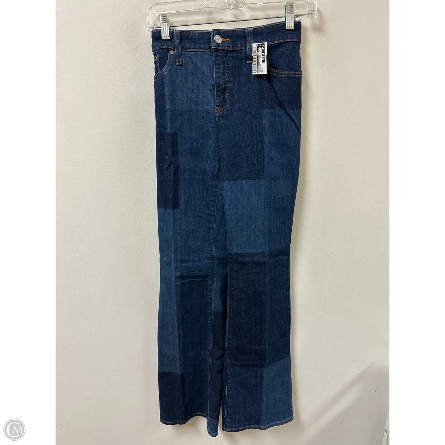 Jeans Flared By Chicos In Blue Denim, Size: 6