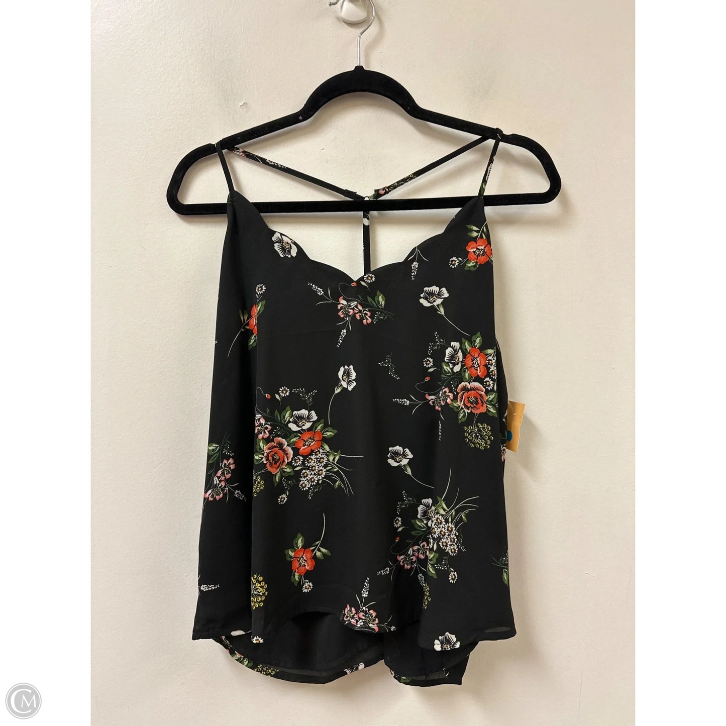 Top Sleeveless By Nine Britton In Floral Print, Size: L