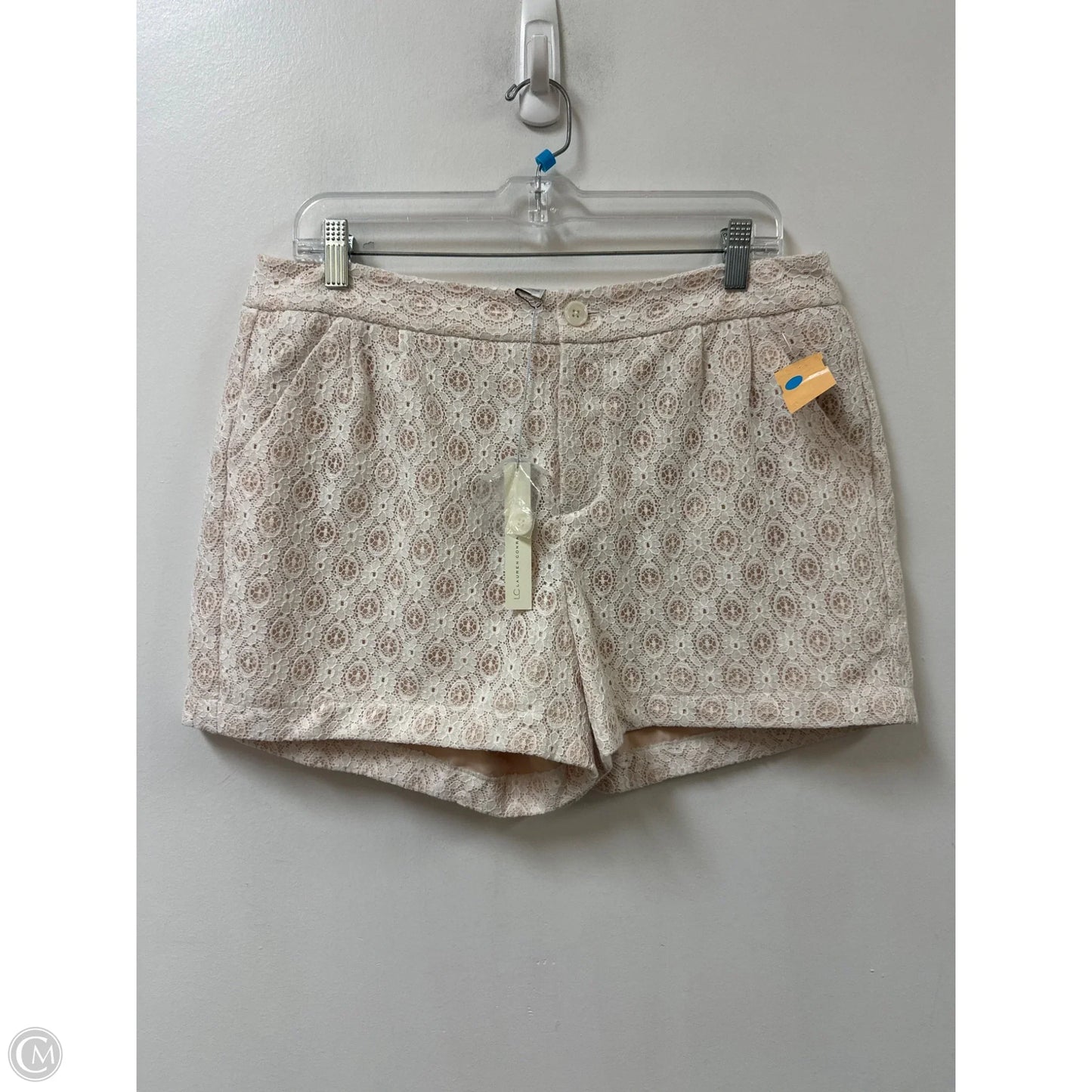 Shorts By Lc Lauren Conrad In Cream & White, Size: 14