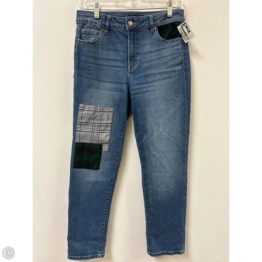 Jeans Straight By D Jeans In Blue Denim, Size: 6