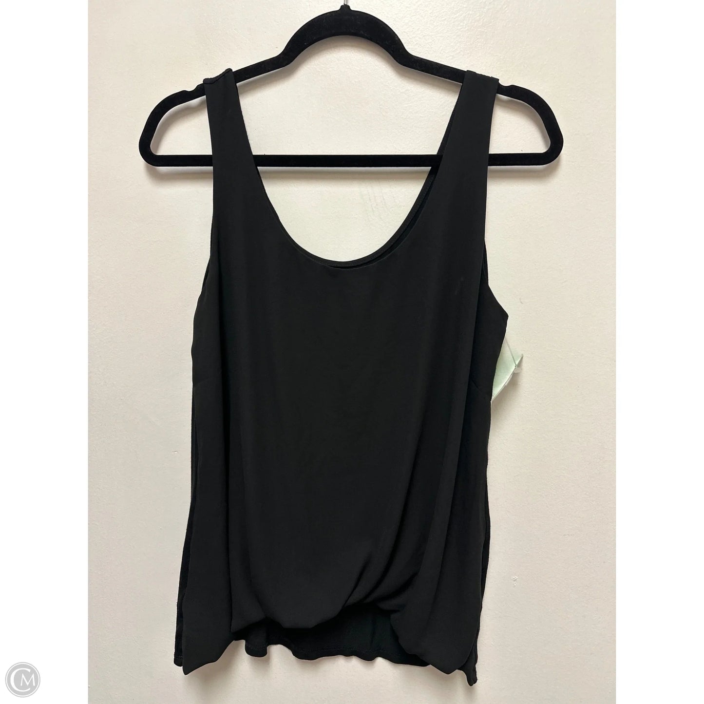 Top Sleeveless By Loft In Black, Size: M