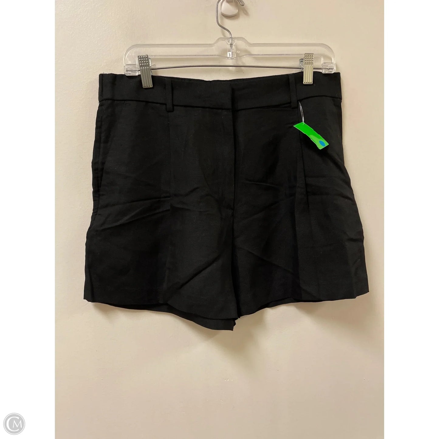 Shorts By H&m In Black, Size: 12