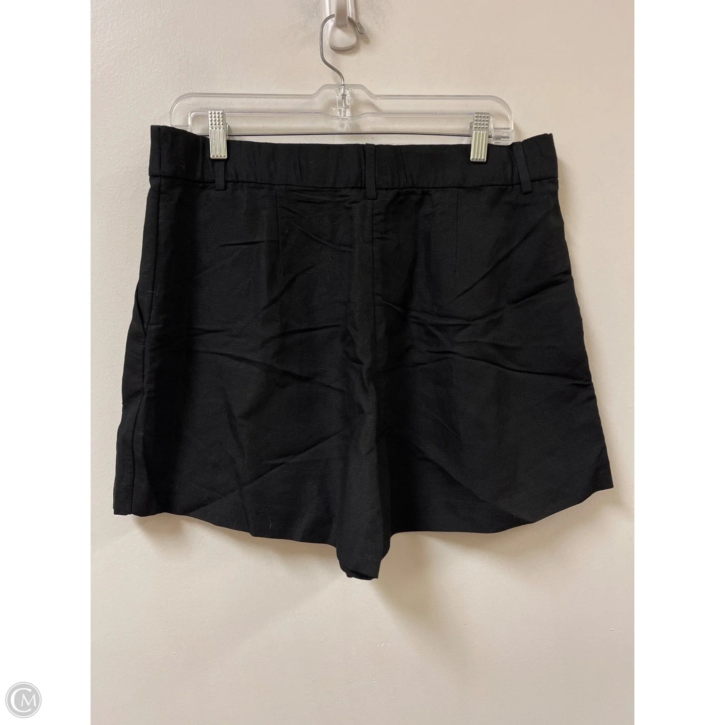 Shorts By H&m In Black, Size: 12