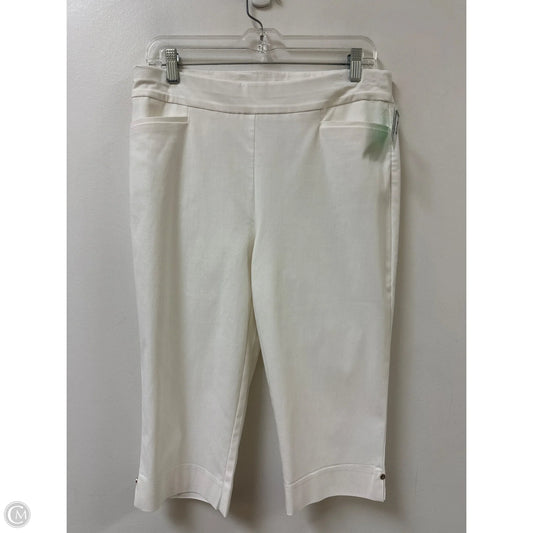 Pants Cropped By Chicos In White, Size: 8