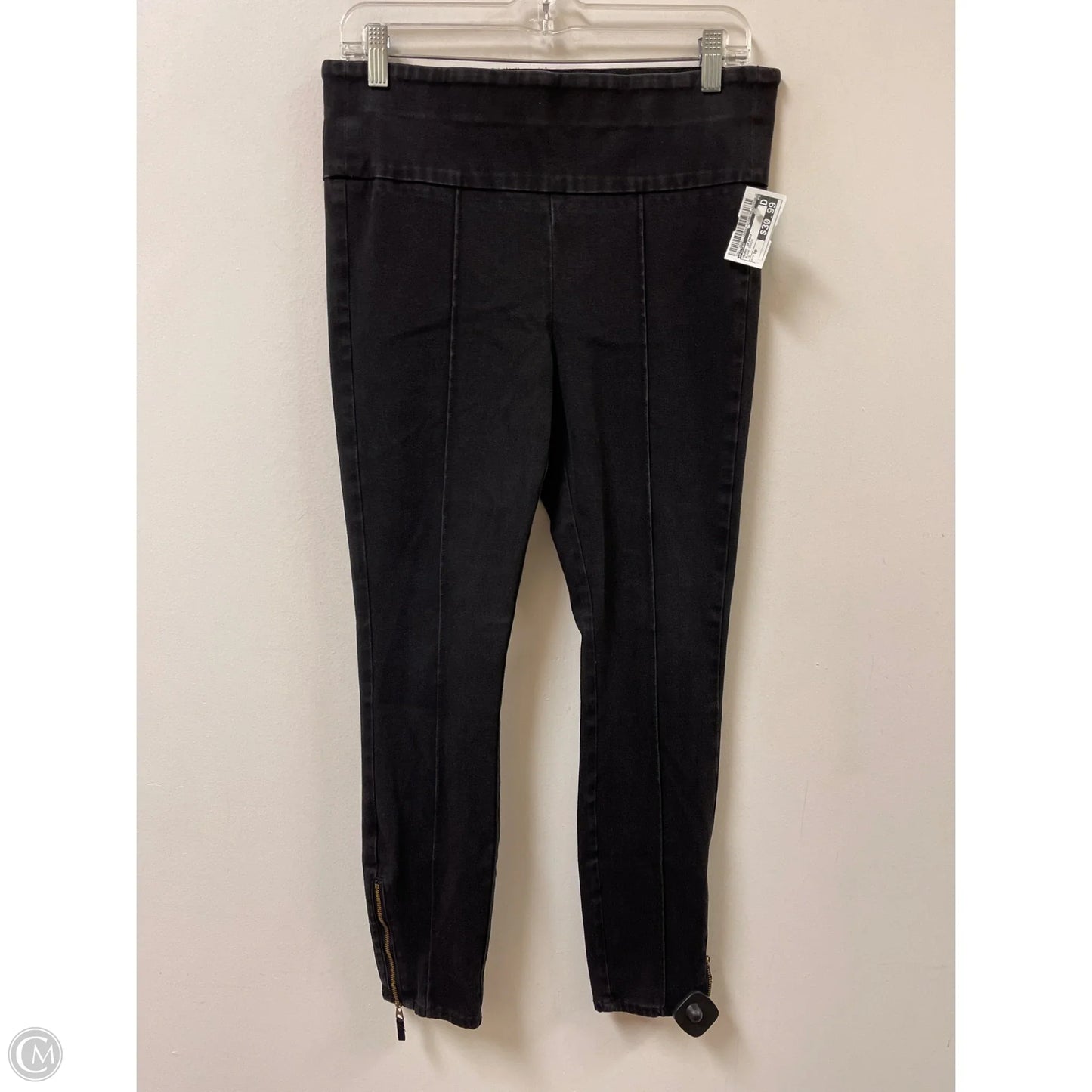Jeans Skinny By Pilcro In Black Denim, Size: 10