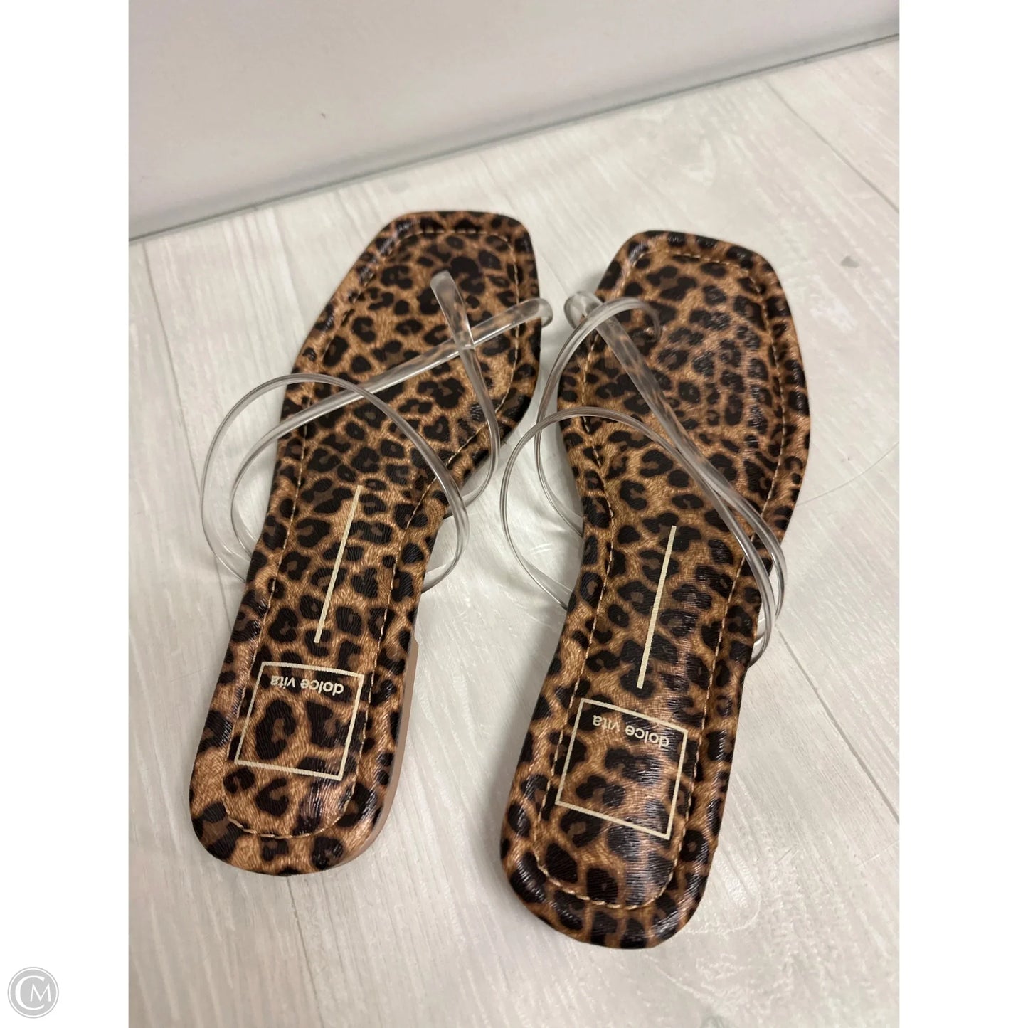Sandals Flats By Dolce Vita In Animal Print, Size: 9