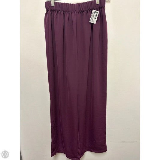 Pants Wide Leg By Clothes Mentor In Purple, Size: 18