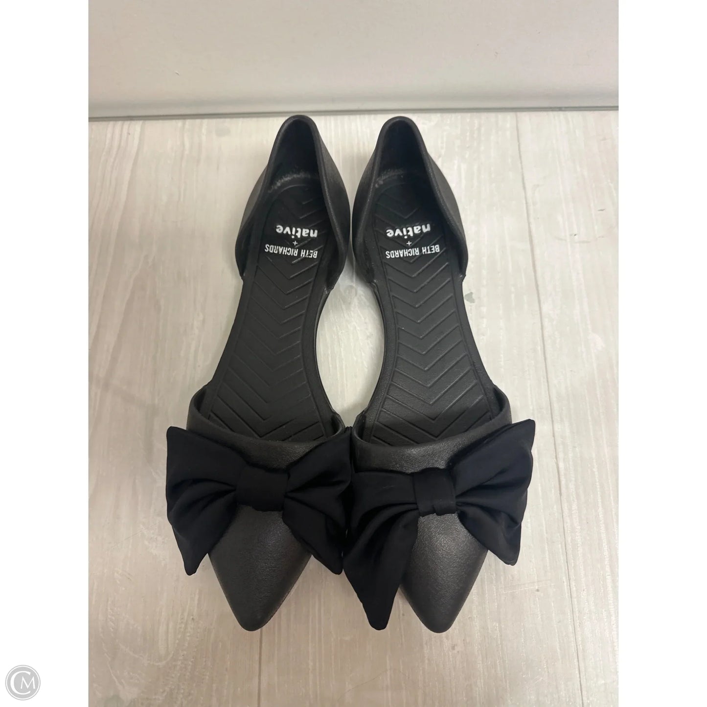 Shoes Flats By Clothes Mentor In Black, Size: 8