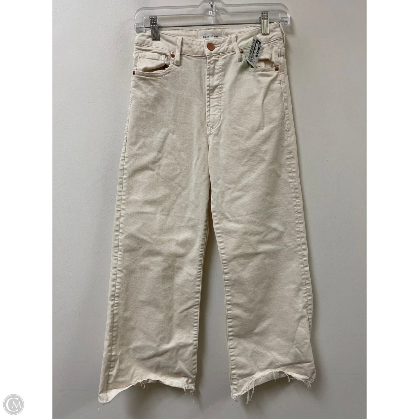 Jeans Wide Leg By Dear John In Cream Denim, Size: 2