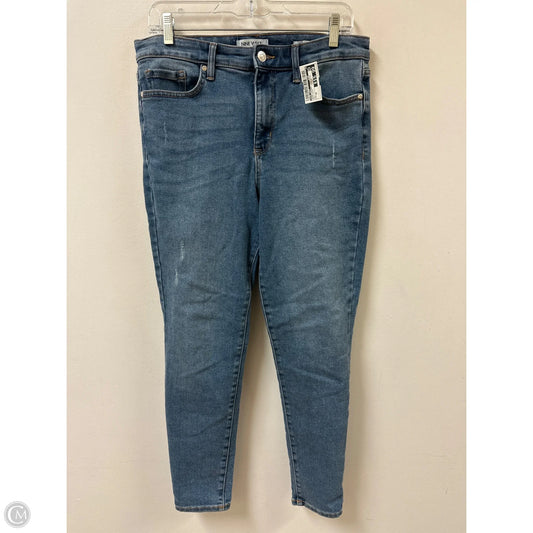 Jeans Skinny By Nine West In Blue Denim, Size: 10