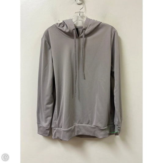 Athletic Sweatshirt Hoodie By Mondetta In Grey, Size: S