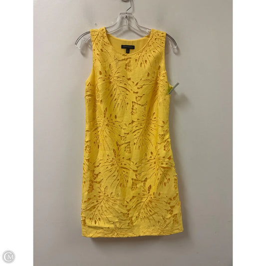Dress Casual Short By Banana Republic In Yellow, Size: M