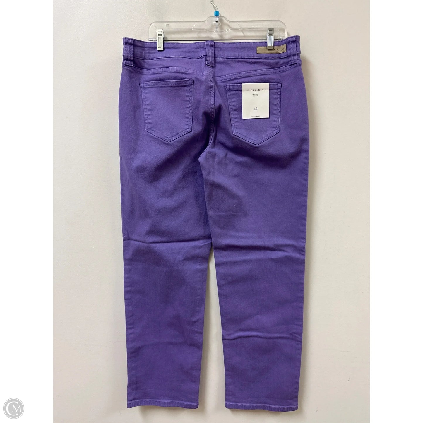 Jeans Wide Leg By Cello In Purple Denim, Size: 12