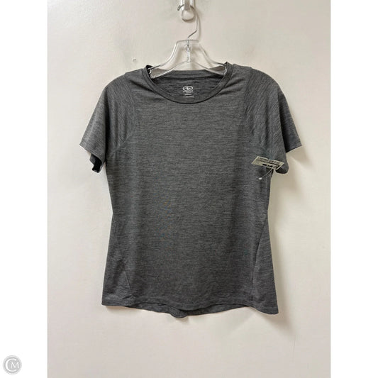 Athletic Top Short Sleeve By Athletic Works In Grey, Size: Xs