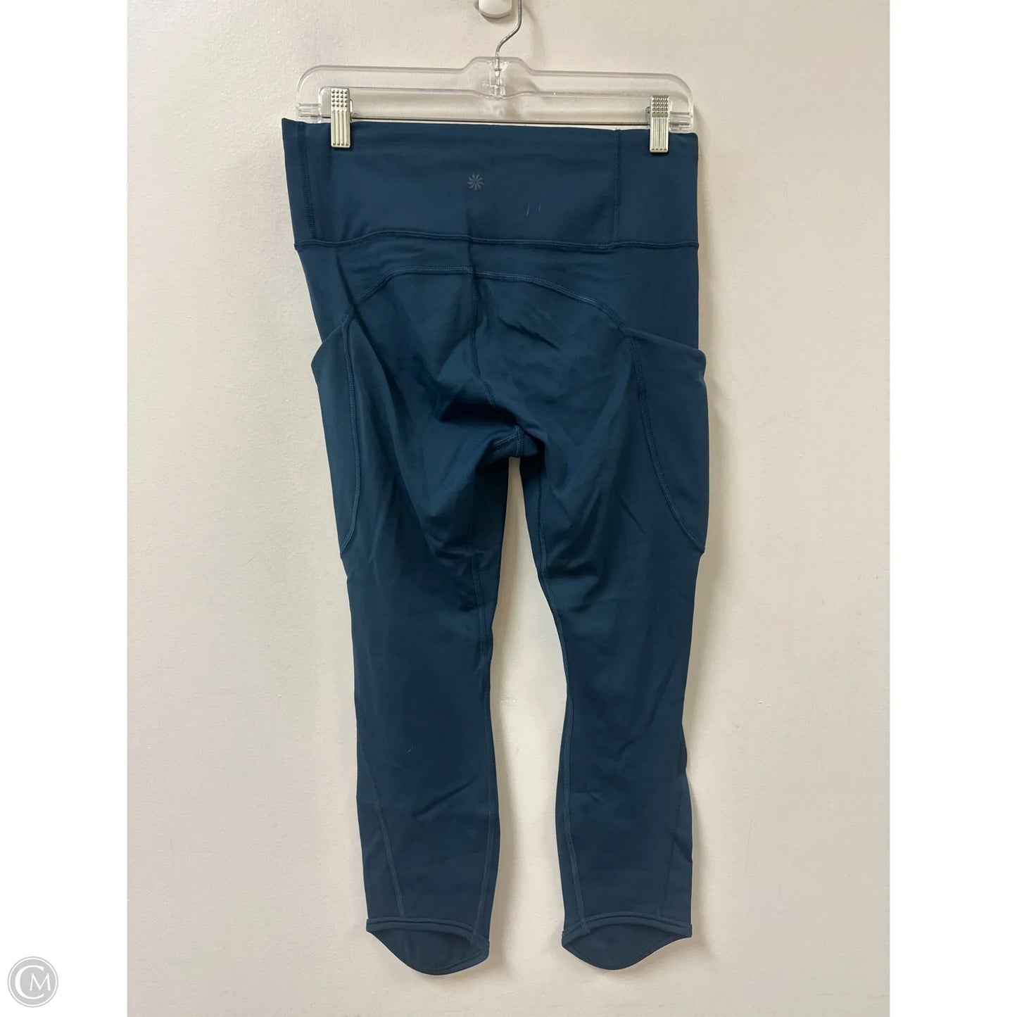 Athletic Leggings By Athleta In Blue, Size: M