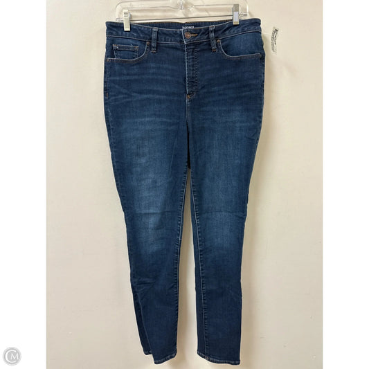 Jeans Skinny By Chicos In Blue Denim, Size: 8