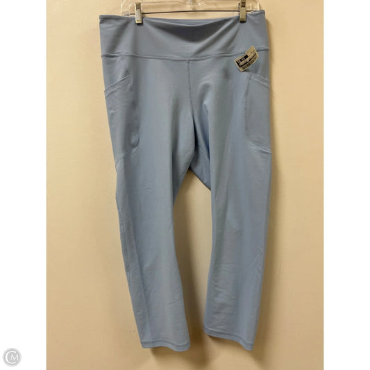 Athletic Leggings By Old Navy In Blue, Size: Xl