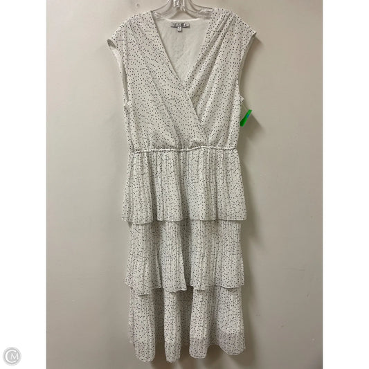 Dress Casual Midi By Wdny In Polkadot Pattern, Size: Xl