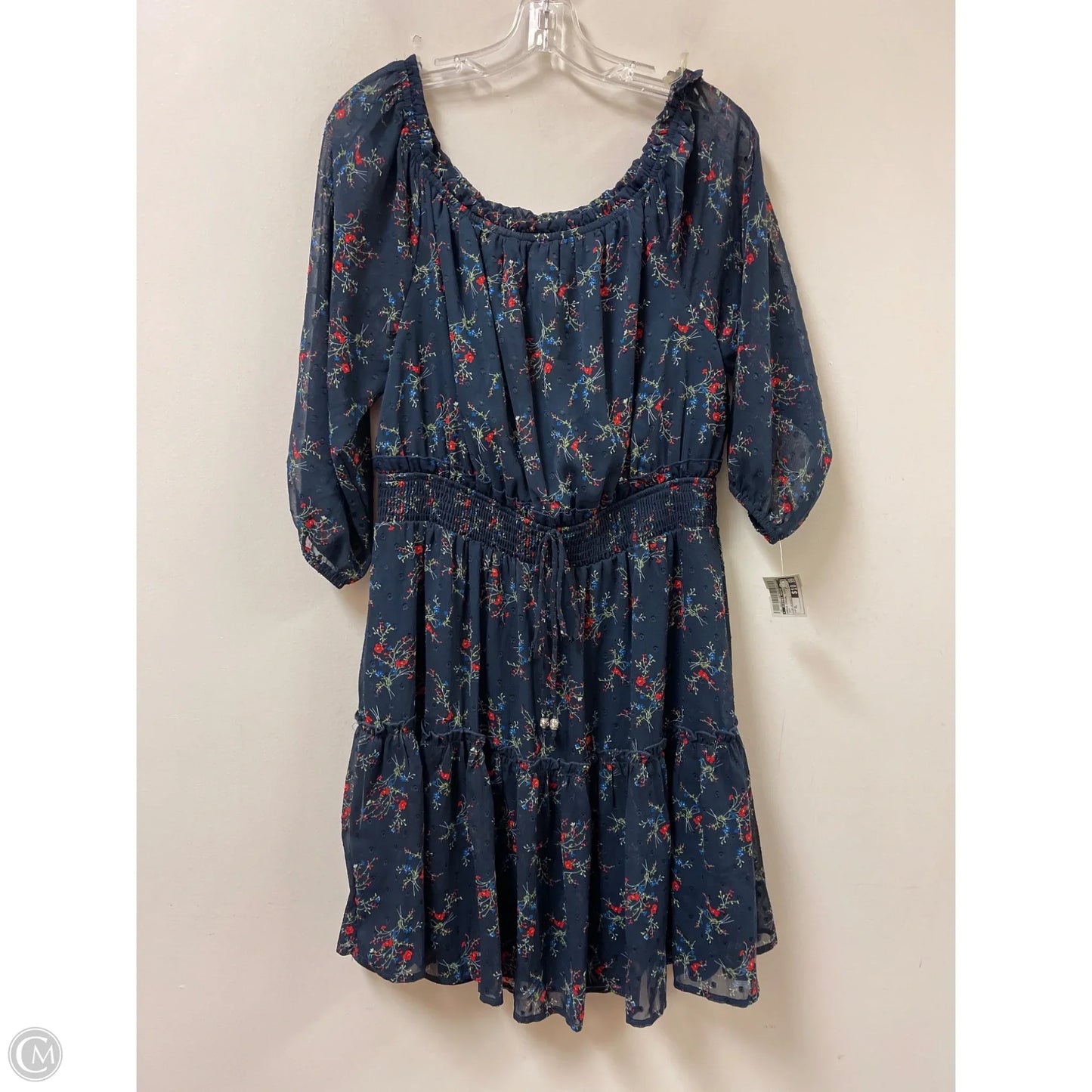 Dress Casual Short By Clothes Mentor In Navy, Size: Xl