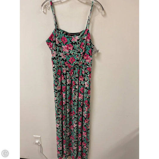 Dress Casual Maxi By Lily Rose In Floral Print, Size: 1x